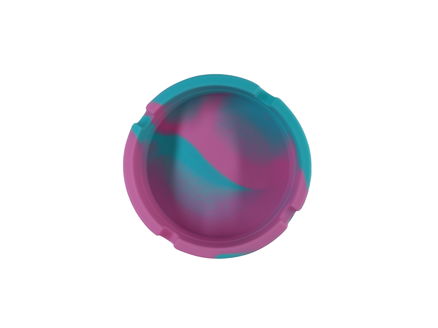 Cendrier Camouflage Rose Fluorescent et Bleu