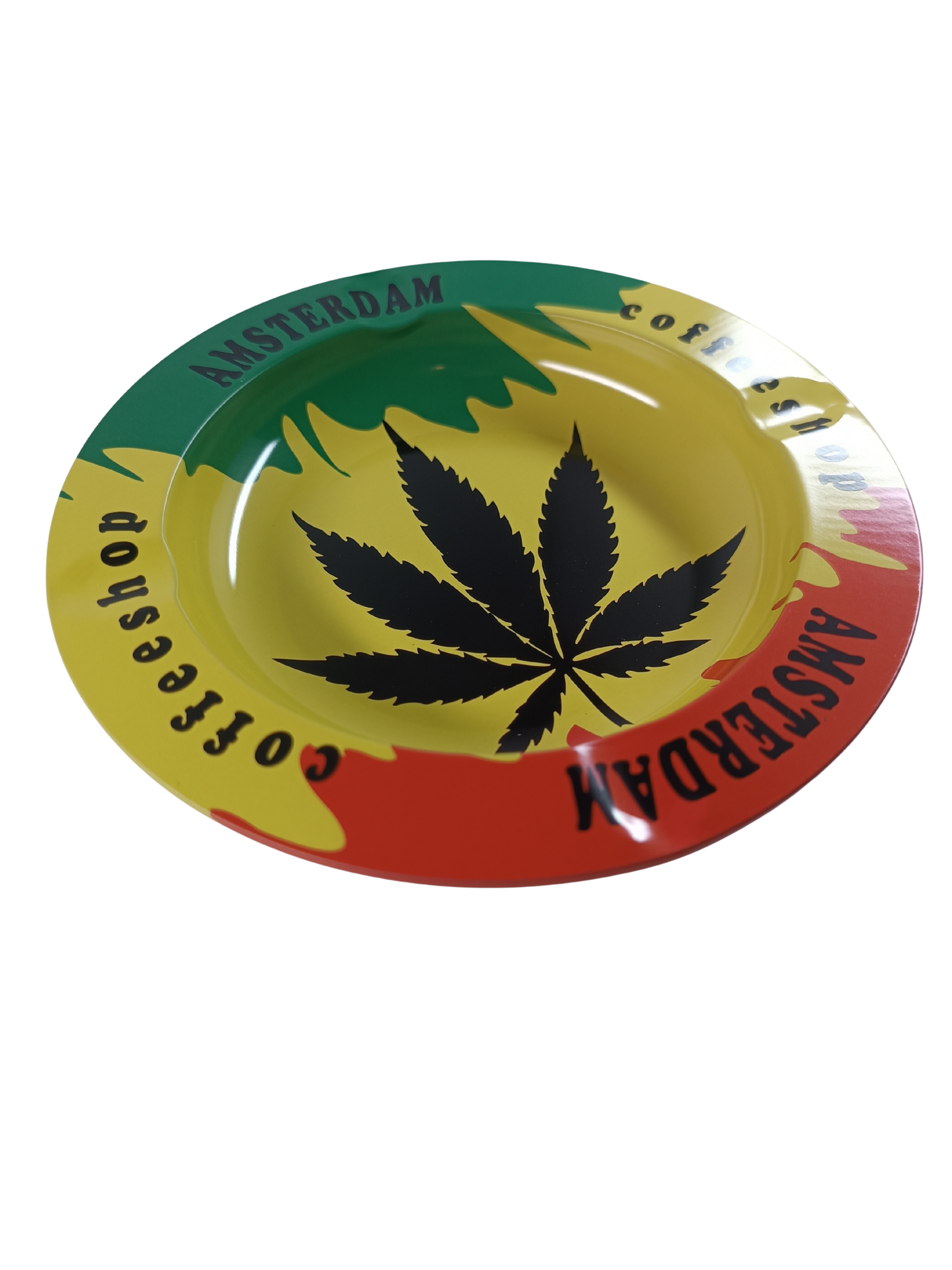 Cendrier Jamaïque Feuille de Cannabis Amsterdam Coffee shop