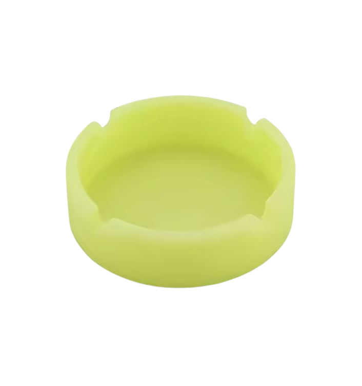Cendrier Phosphorescent Jaune Silicone Glow Smoke Life