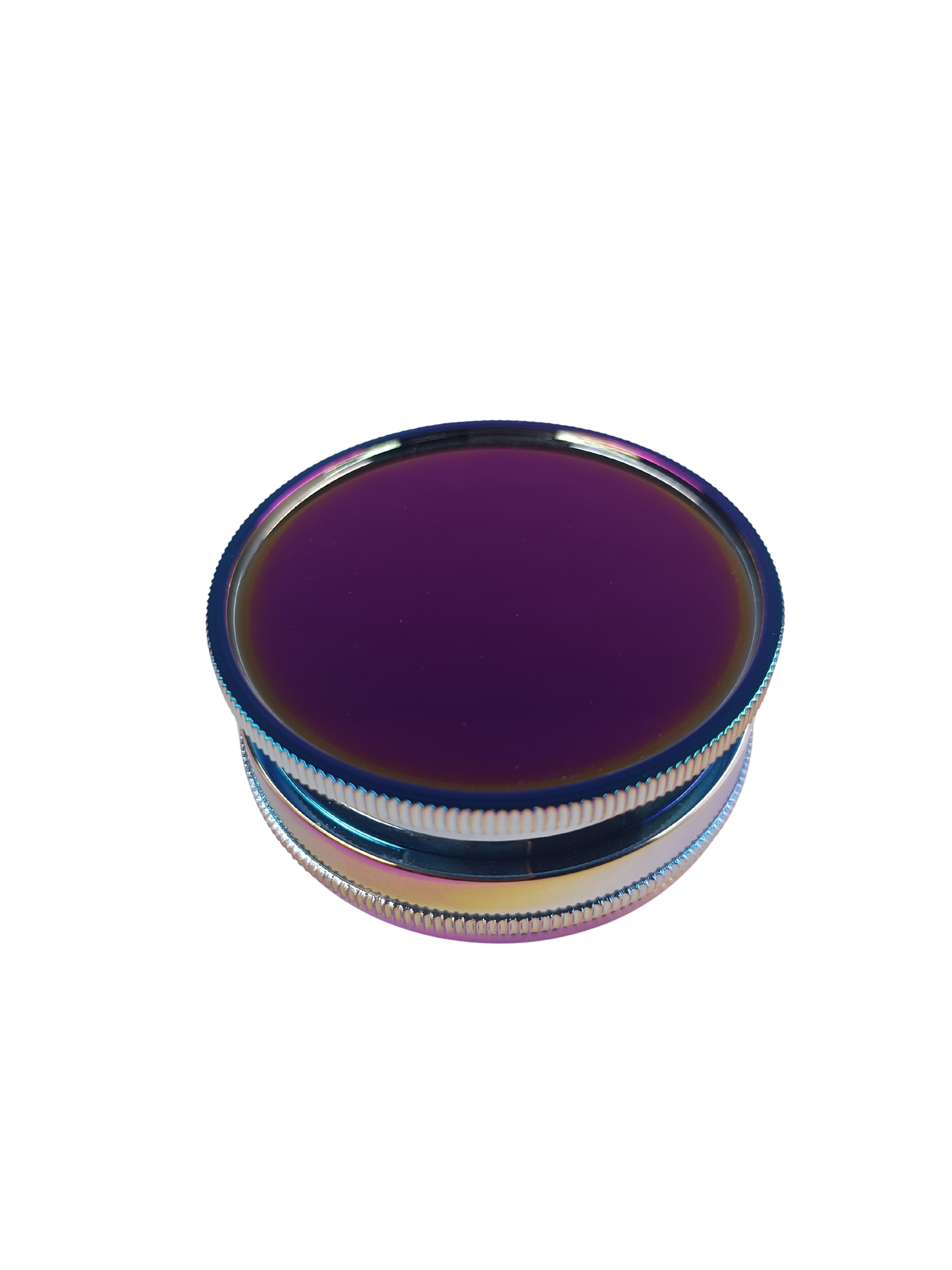 Grinder iridescent arc-en-ciel en plastique 60mm