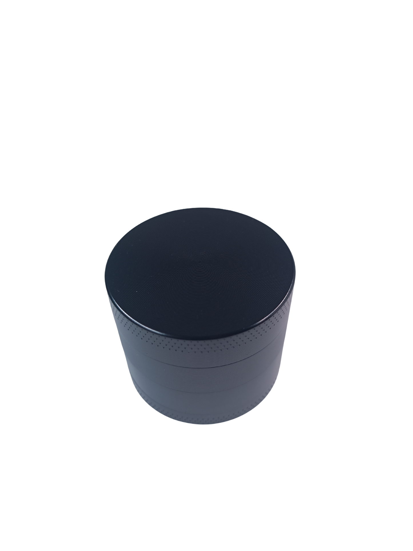 Grinder métal noir avec récupérateur de pollen 3 niveaux