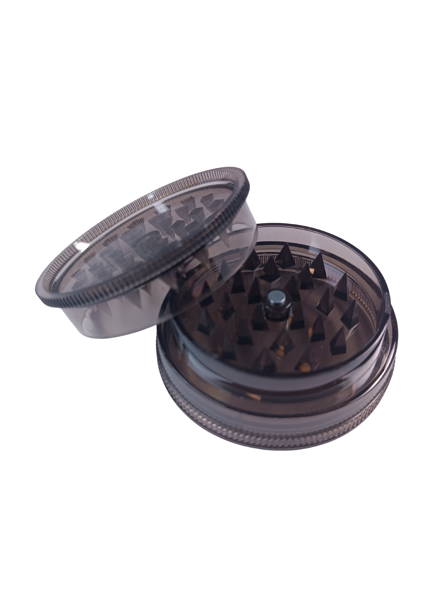 Grinder en plastique noir transparent