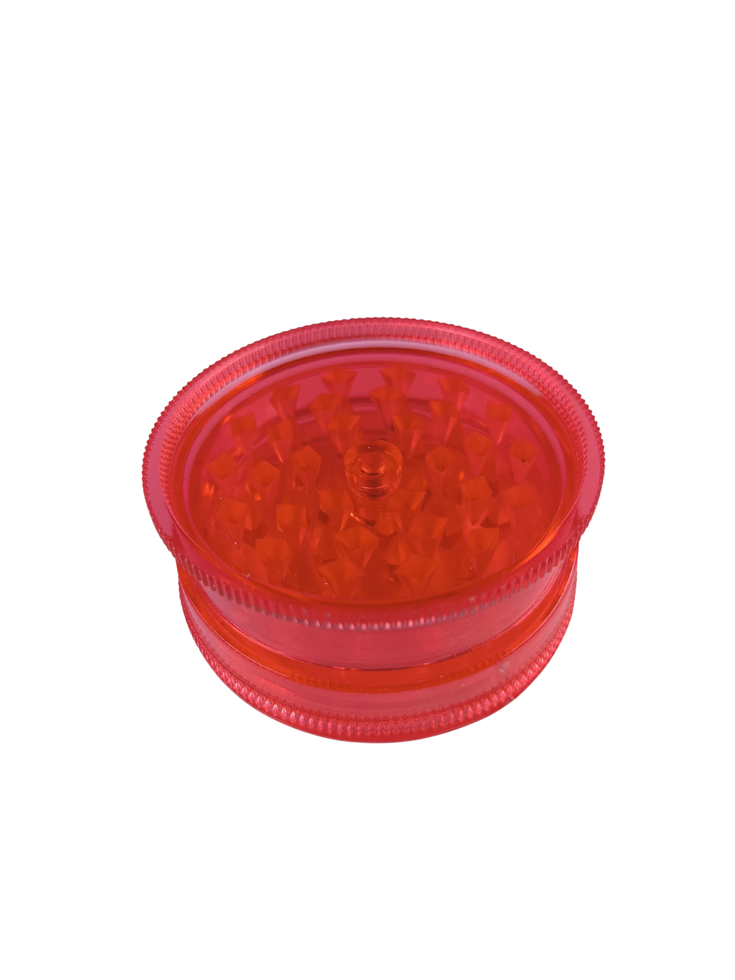 Grinder plastique rouge transparent 60mm