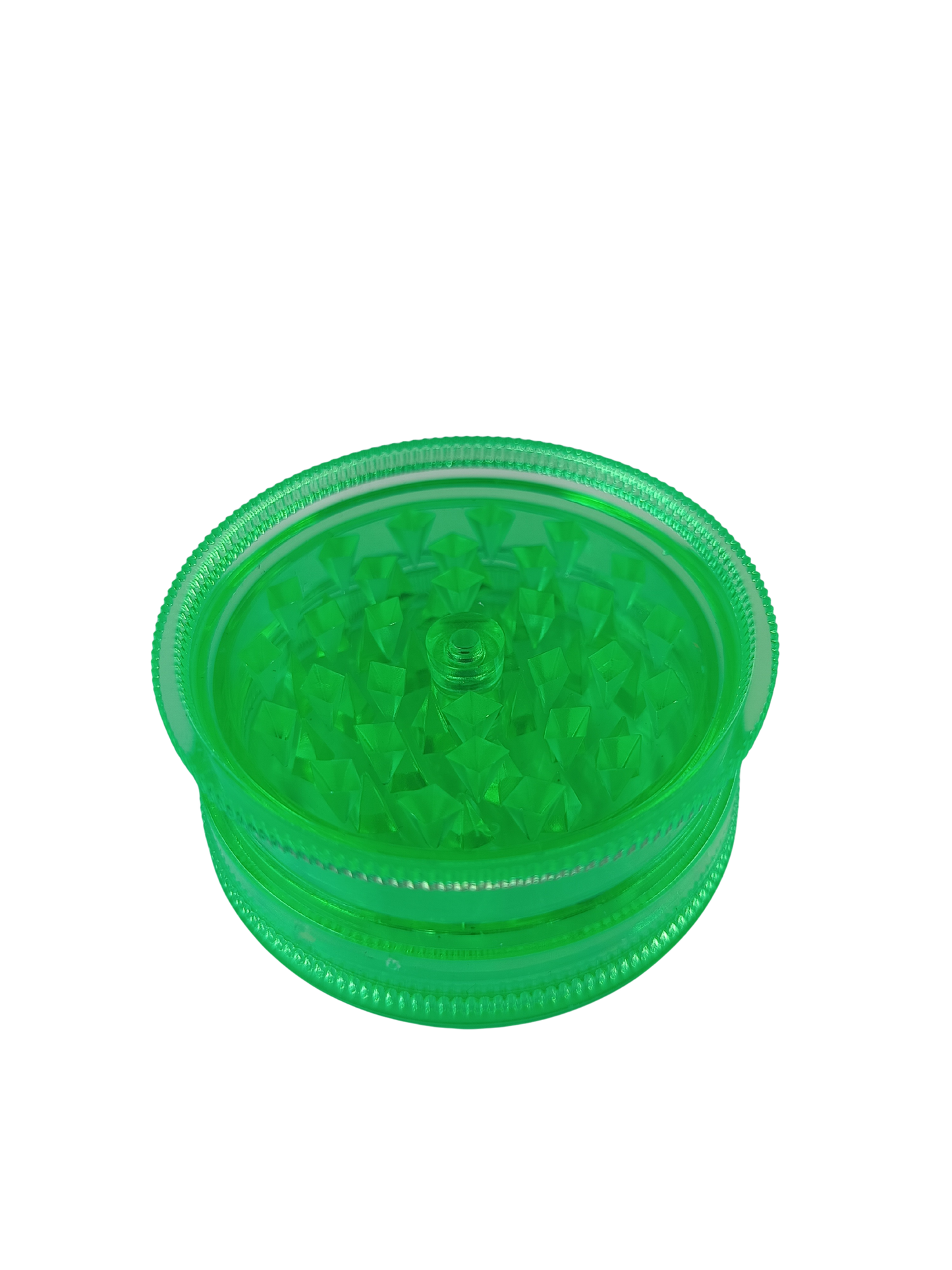 Grinder en plastique vert transparent
