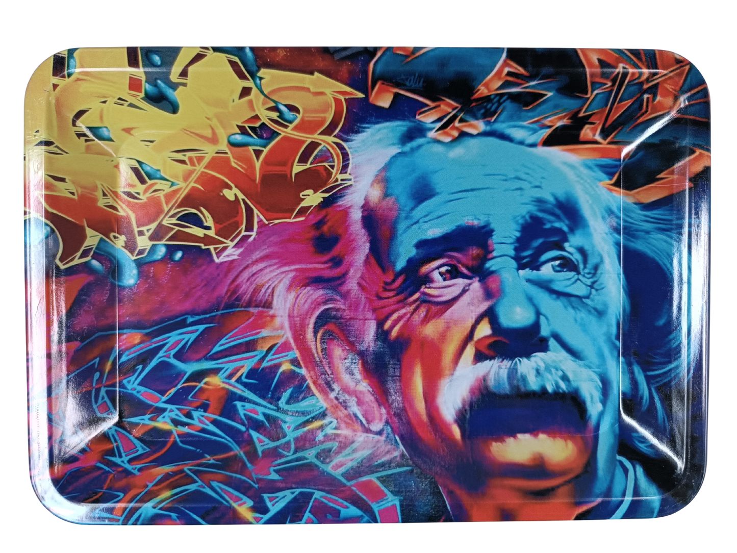 Plateau à Rouler Street Art Graffiti Albert Einstein