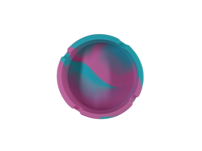 Cendrier Camouflage Rose Fluorescent et Bleu