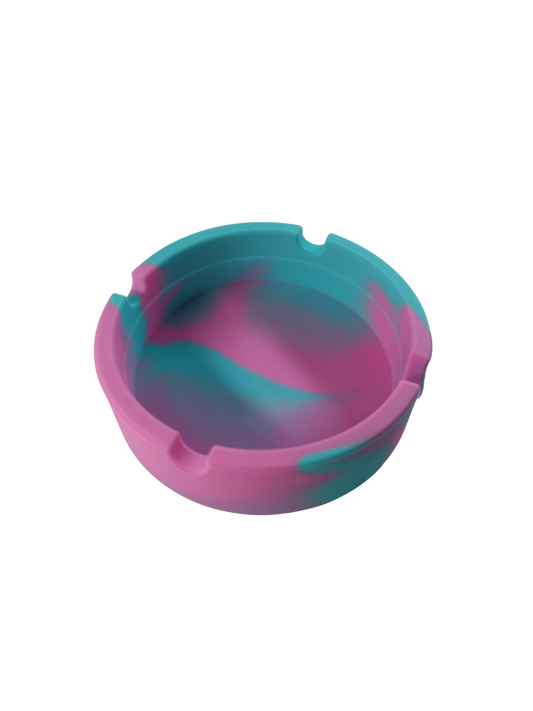 Cendrier Camouflage Rose Fluorescent et Bleu
