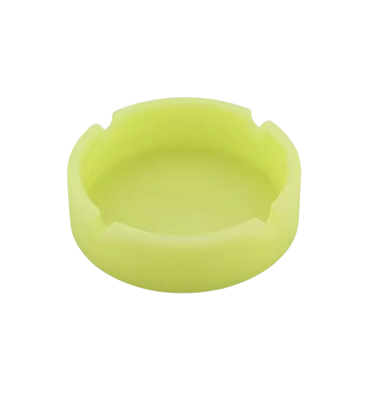 Cendrier Phosphorescent Jaune Silicone Glow Smoke Life