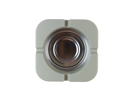 Cendrier Carré Vert Pomme Pâle – Métal et Plastique