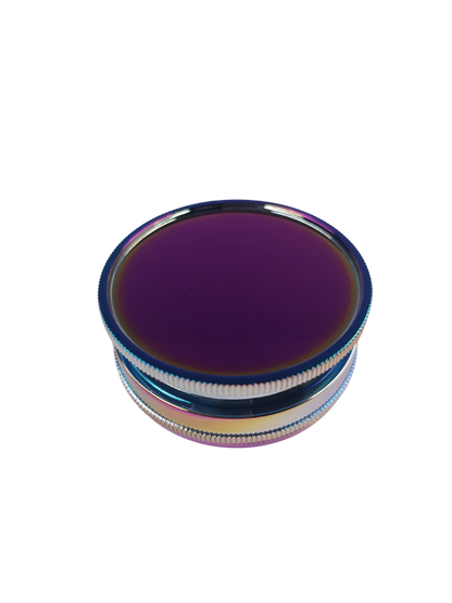 Grinder iridescent arc-en-ciel en plastique 60mm