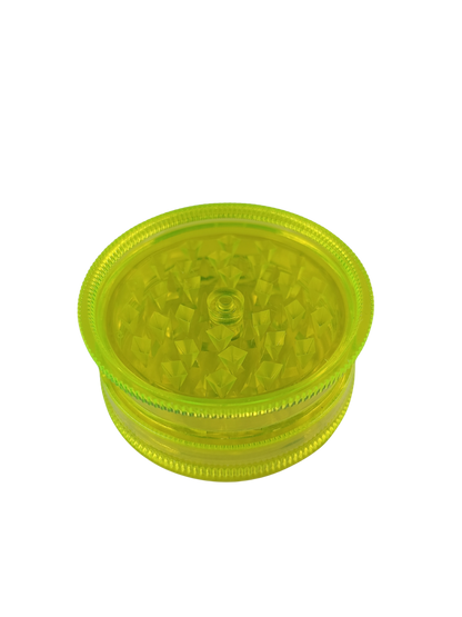 Grinder en plastique jaune fluorescent 60 mm