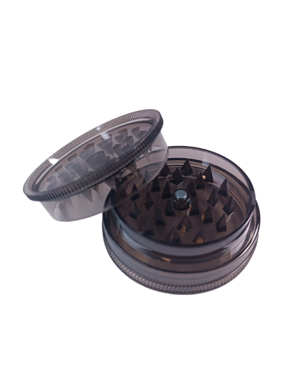 Grinder en plastique noir transparent