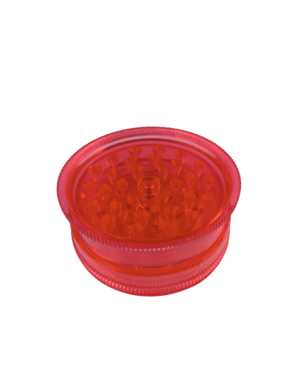 Grinder plastique rouge transparent 60mm