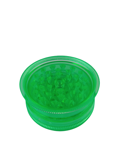 Grinder en plastique vert transparent